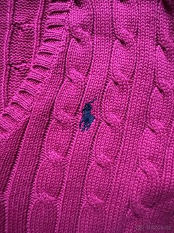 Ralph Lauren Polo růžový svetr - 3