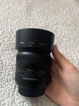 objektiv nikon AF-S Micro NIKKOR 40mm 1:2.8G - 3