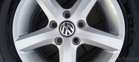 195/65R/15T 91T ORIGINÁL VW, ET 43, 6J15H2 Zimní - 3