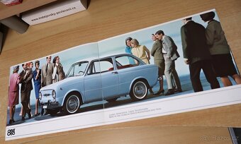 ORIG. PĚKNÝ PROSPEKT FIAT 850, FRANCOUZKY, 12 STRAN, VEL. A4 - 3