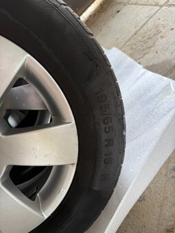 Prodám 4x ALU Disk + kola 195/65 R15 H Škoda Octavia 2,3 - 3