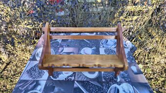 Dřevěná polička na zeď - 3