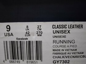 Nové boty Reebok classic leather UK 8 EU 42 ..cena dohodou - 3