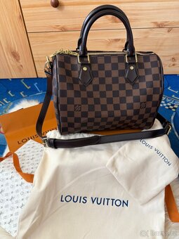 Lv Speedy Bandouliere Damier Ebene 25 - 3