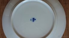 Porcelánový talíř, pravý cibulák(Thun). - 3