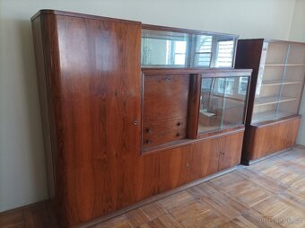 Sekretář, knihovna, skříň, stůl a židle - 3