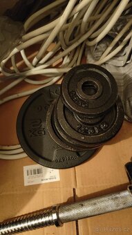 Činka jednoruční - 13,8 kg - Činková sada - 3