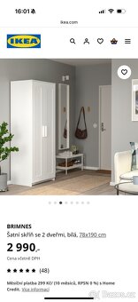 Ikea skříň, model Brimnes - 3