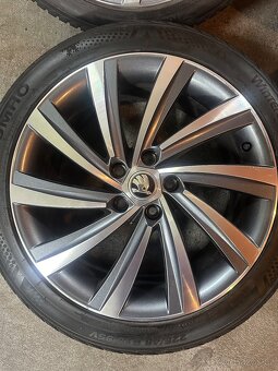 ALU Kola ŠKODA 5x112 R18 PERSEUS Zimní Pneu 225/45/18 - 3