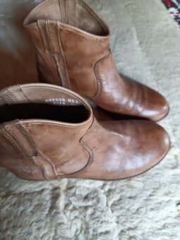 Kožené kotníkové boty - 3