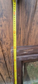 Dřevěné okno 120 na 180 vyklápěcí. - 3