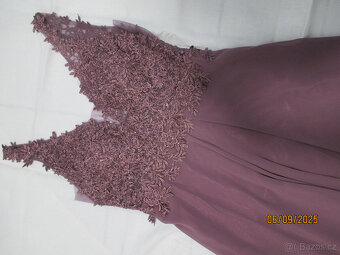 SPOLEČENSKÉ ŠATY PLESOVÉ vel m - 3