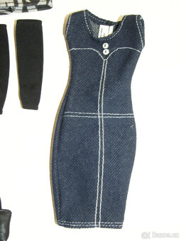 Šaty kalhoty tričko oblečky na panenku Barbie - 3