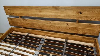 Dubová postel 160x200cm - 3