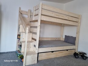 NOVÁ patrová postel, palanda 90x200 - 3