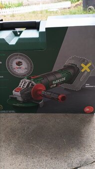 Úhlová bruska aku + rázový utahovák nový - 3