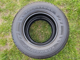 2x Letní ZÁTĚŽOVÉ pneu Firestone Van-H 2 - 215/75 R16C - 85% - 3