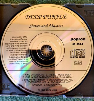 DEEP PURPLE - SLAVES AND MASTERS - 3