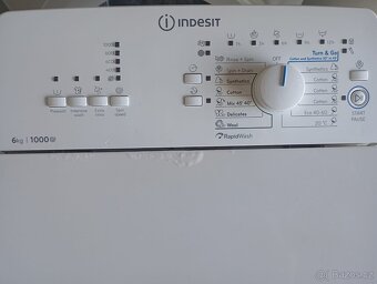 Vrchem plněná pračka Indesit – 6 kg, 1000 ot/min - 3