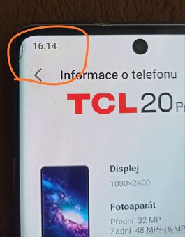 Mobilní telefon TLC 20 pro, 6/256GB - 3