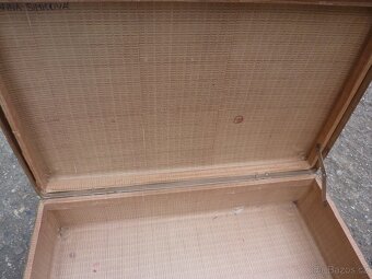 Retro cestovní kufr 60x38x17 cm - 3