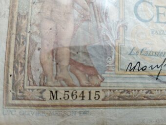 100 franků 1937. Francie. - 3