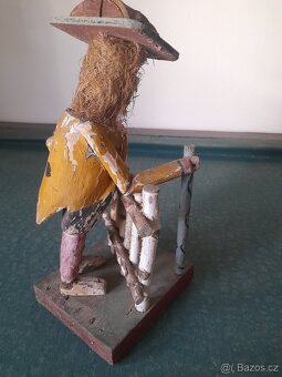 Starožitný dřevěný Krakonoš - 3