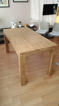 Jídelní stůl z teakového dřeva 160 × 80 × 78 cm – kvalitní p - 3