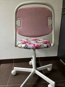 Dětská otočná židle k pracovnímu stolu z IKEA - 3