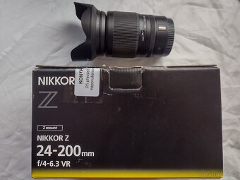 Prodám Nikon Z 24-200 f4-6.3 - 3