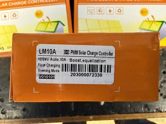 Solární regulátor PWM 10A (12/24V auto) - nový (5 ks) - 3