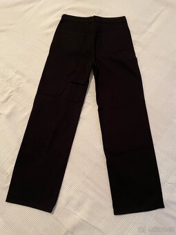 Černé džíny s širokými nohavicemi - 3