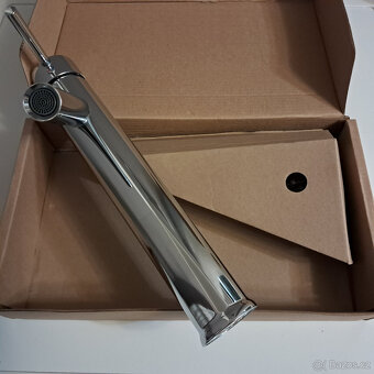 Stojanková umyvadlová baterie Kinse 310 mm, chrom - 3