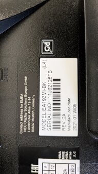 Monitor NEC EA193Mi - dotekový monitor - 3