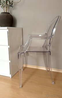 Transparentní židle Luis - nová - 3