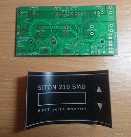 Siton 210 SMD "stavebnice" MPPT MPPS měnič invertor - 3