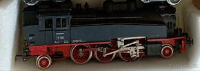 Parní lokomotiva BR 75 DR + vagónky a kolejnice - 3