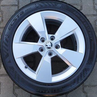 Disky originální Škoda Yeti, Octavia Scout 5x112 R17 Erebus - 3