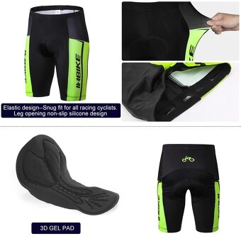 Cyklistické kraťasy Inbike XM-ST01-L vel. L - 3