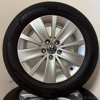 VW SHARAN II 5x112 R16 ET33+LETNÍ 205/60R16 5,5/3mm - 3