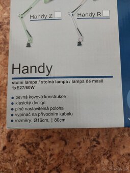 Stolní lampička Top Light Handy B bílá - 3