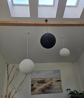 COCOON 60 CM ČERNÉ,MODERNI STROPNÍ SVÍTIDLO, nové - 3