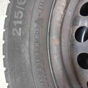 Komplet kola Continental 215/60 R16 zimní - 3