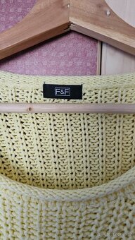 Teplý dlouhý svetr F&F 42 / L-XL - 3