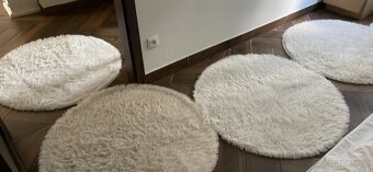 Koberečky, předložky chlupaté 5 ks - 3