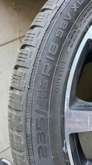 Alu kola 5x108 + zimní pneu 235/45R18 - 3