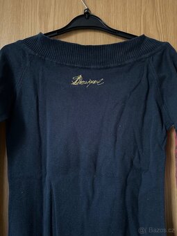 Modrý svetr Desigual velikost s - 3