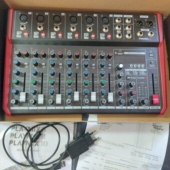 Analogový mixpult PROEL PLAYMIX10, DOKLAD, ZÁRUKA, ZÁNOVNÍ - 3