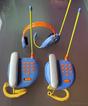 Dětský telefonní set + kazetový přehrávač s mikrofonem - 3