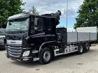 DAF CF 450 6X2 - valník s hydraulickou rukou + čelo - 3
